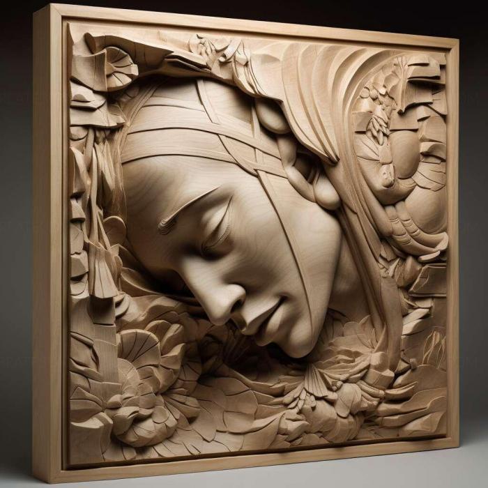 نموذج ثلاثي الأبعاد لآلة CNC 3D Art 